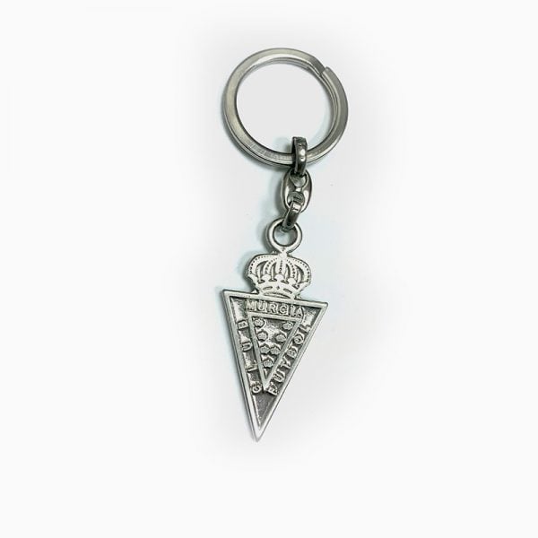 Llavero escudo plata Real Murcia