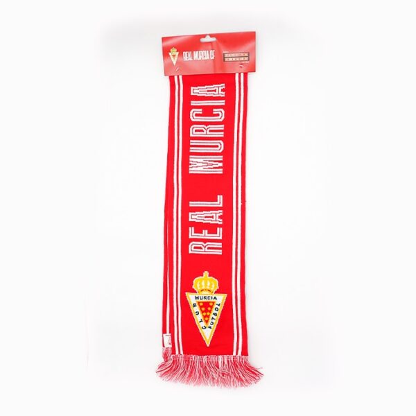 Bufanda Rayas Blancas Real Murcia