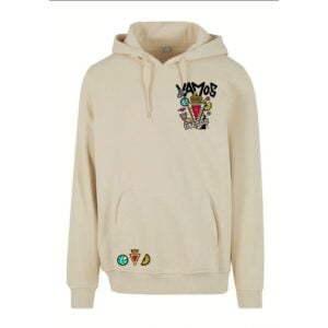 SUDADERA TIPO RARO BEIGE