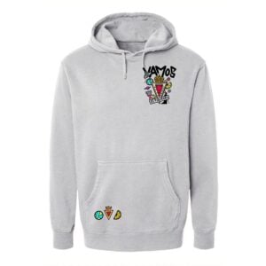SUDADERA TIPO RARO GRIS