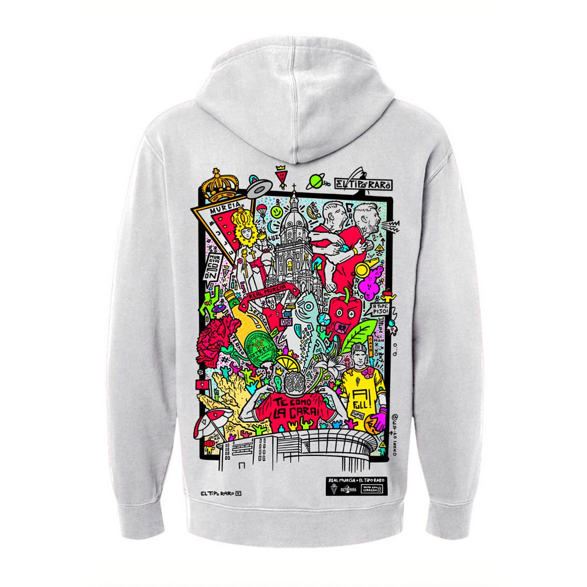 SUDADERA TIPO RARO GRIS - Imagen 2