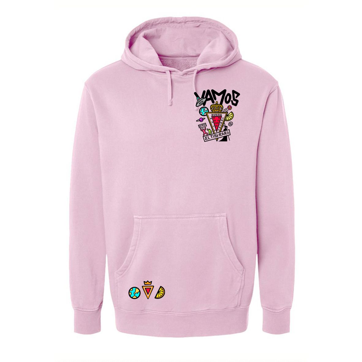 SUDADERA TIPO RARO ROSA