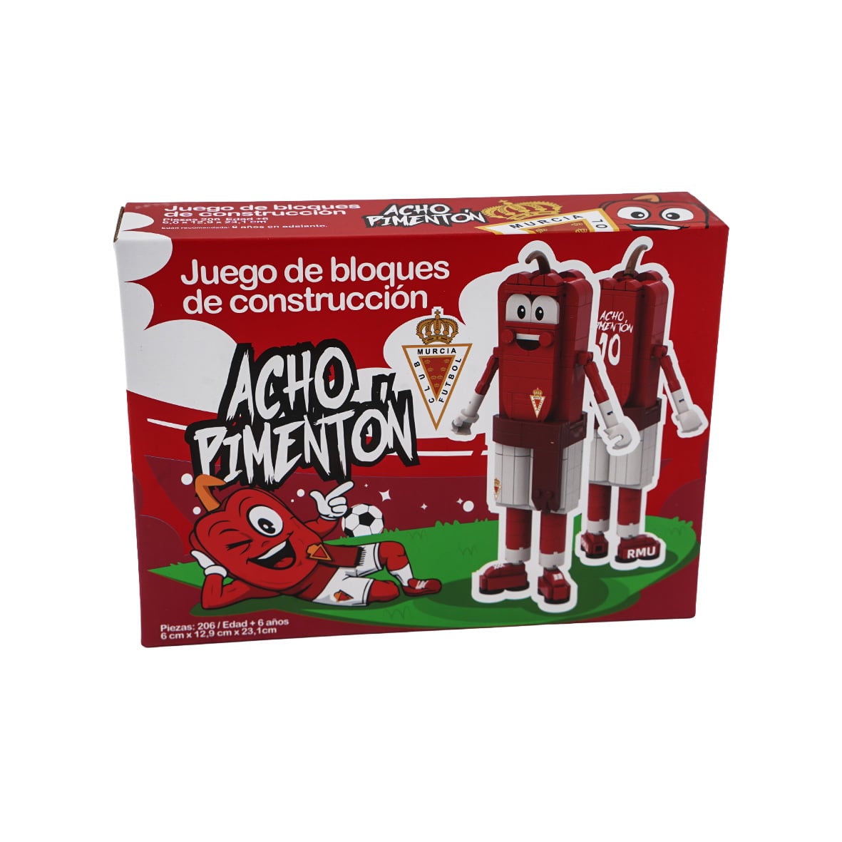 SET BLOQUES CONSTRUCCIÓN ACHO PIMENTÓN - Imagen 5