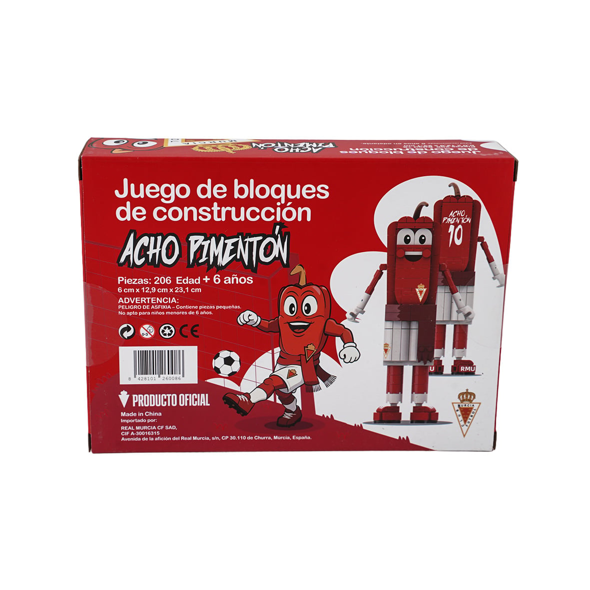 SET BLOQUES CONSTRUCCIÓN ACHO PIMENTÓN - Imagen 6