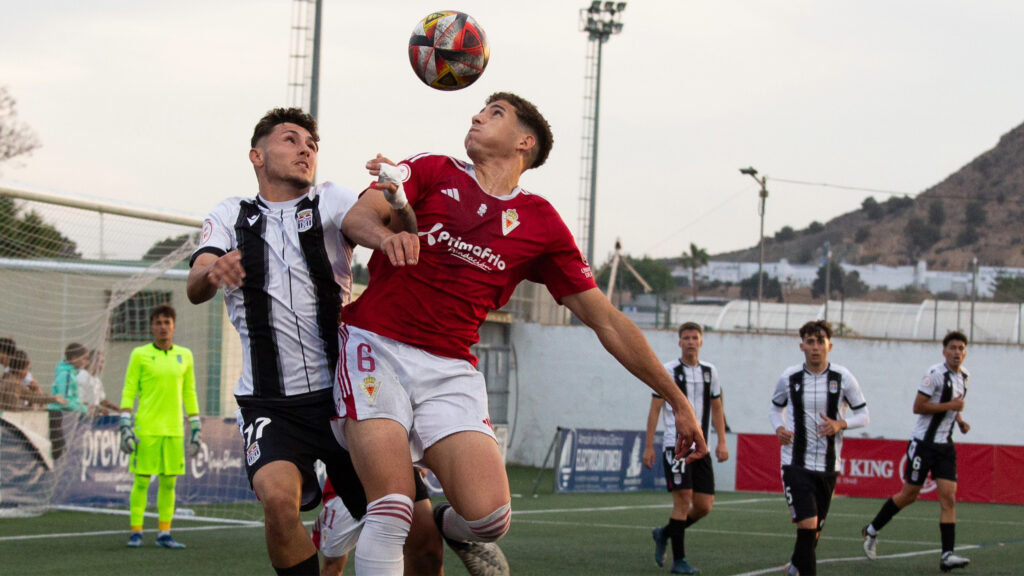 El Juvenil A no consigue sumar en el derbi ante el Cartagena (0-2)