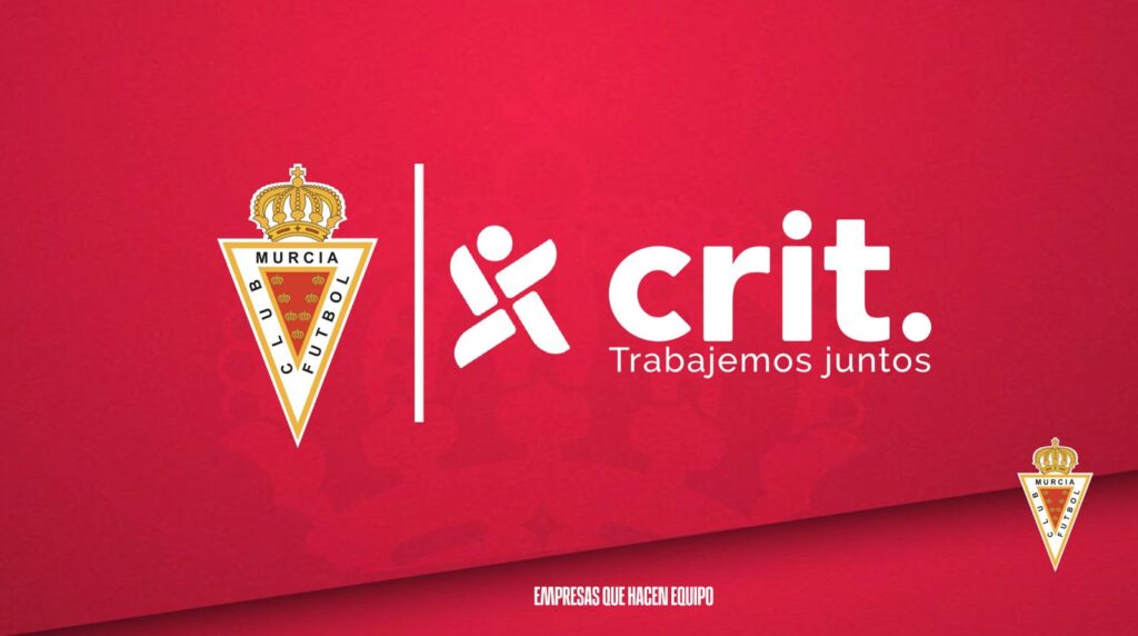 Grupo Crit se une con el Real Murcia para ser anunciante en esta temporada 2023/2024