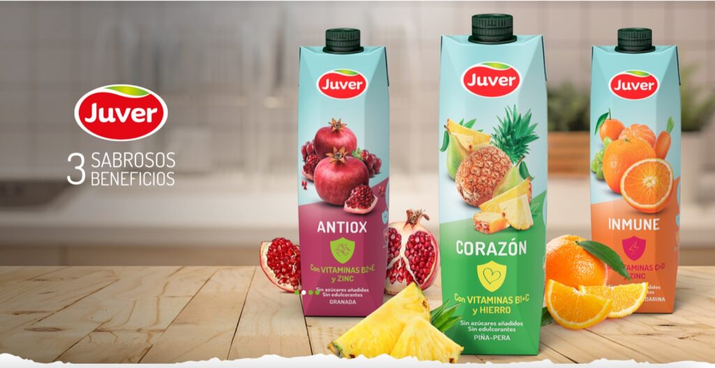 Juver lanza una nueva gama ‘Salud’ de bebidas funcionales pensadas para el bienestar de los consumidores