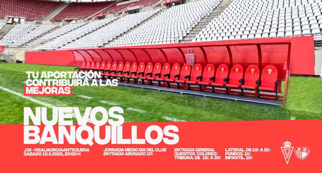 Apoya el Impulso: el Medio Día del Club destinará su recaudación a los nuevos banquillos del estadio