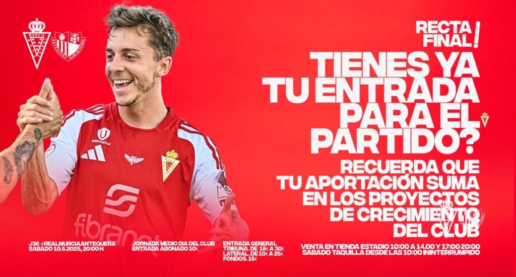 ¿TIENES YA TU ENTRADA PARA EL PARTIDO?Recuerda que tu aportación suma en los proyectos de crecimiento del club