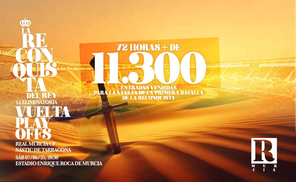Más de 11.300 entradas vendidas en solo 72 horas para la Reconquista del Rey