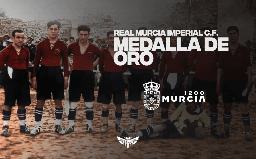 El Real Murcia recibirá de manos del Ayuntamiento de Murcia la medalla de oro en reconocimiento a los 100 años de historia del Imperial