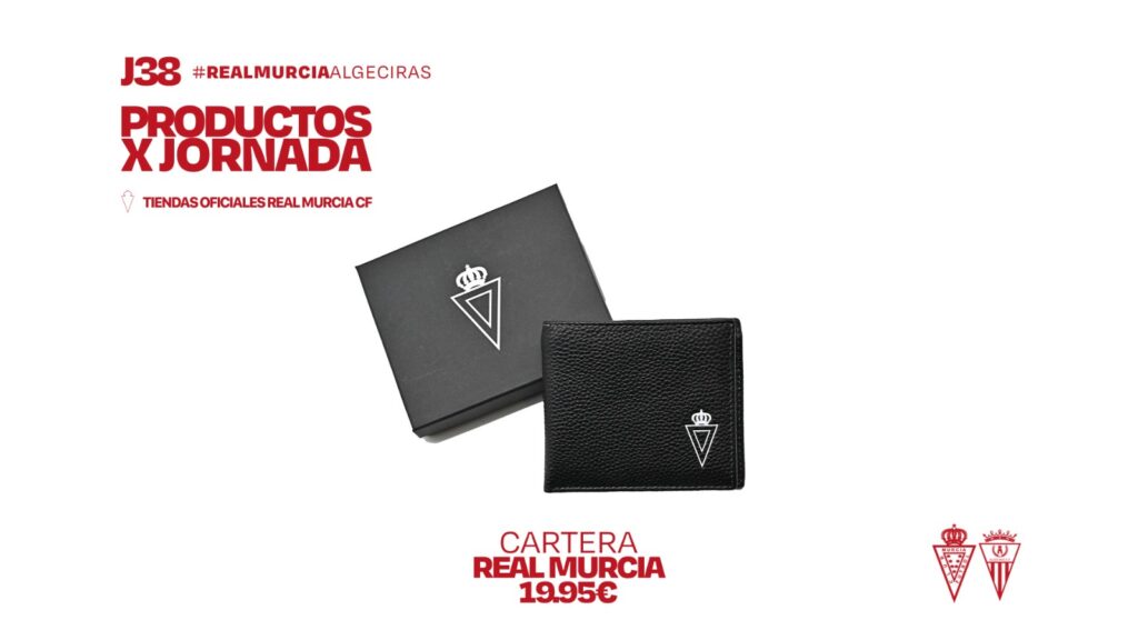 Producto x Jornada: Consigue la cartera oficial del Real Murcia por solo 19,95€