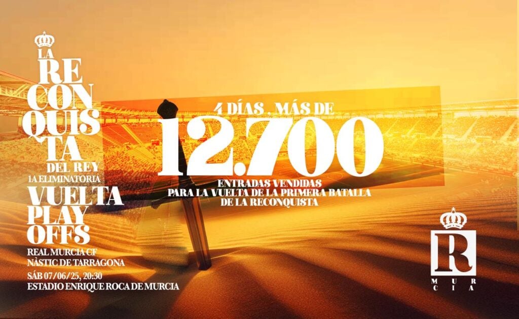 ¡Más de 12.700 entradas vendidas para el Real Murcia – Nàstic!