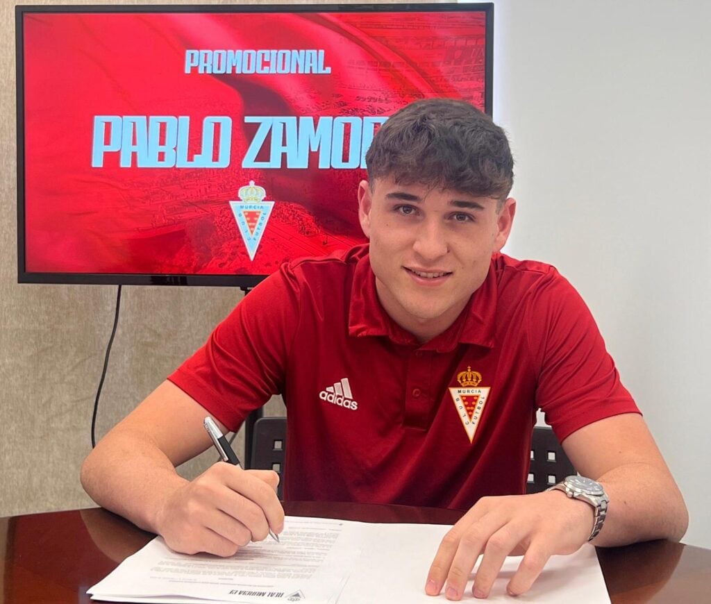 Pablo Zamora defenderá la portería del Juvenil DH Real Murcia en la 2025/2026