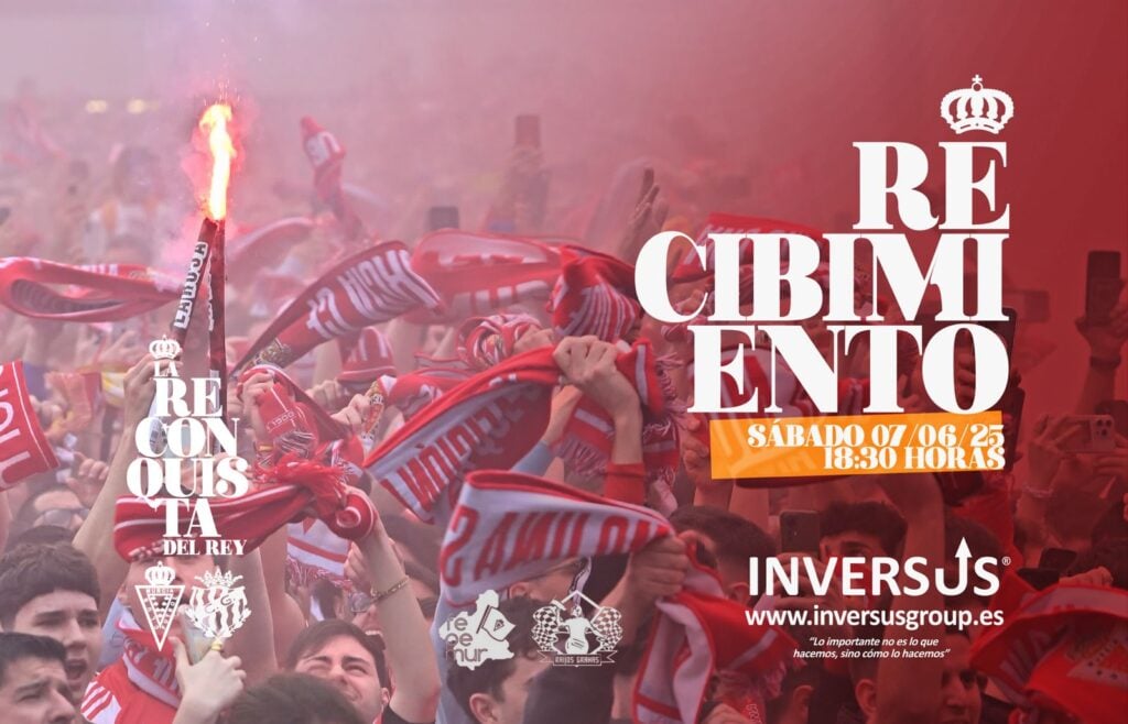 Este sábado a las 18:30 horas, recibimiento al equipo con la colaboración de Inversus