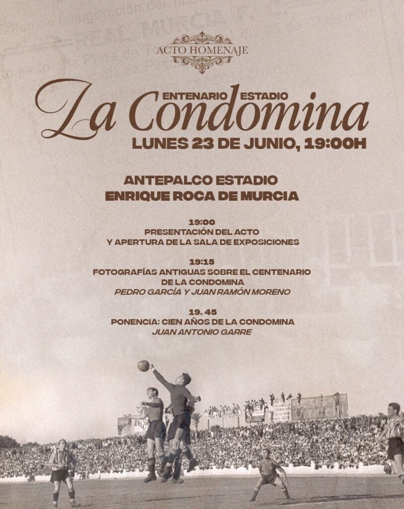 La historia de La Condomina, protagonista de un acto homenaje por su centenario