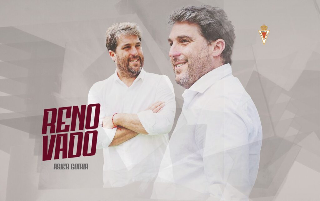 Asier Goiria continuará como director deportivo del Real Murcia en la temporada 2025-2026