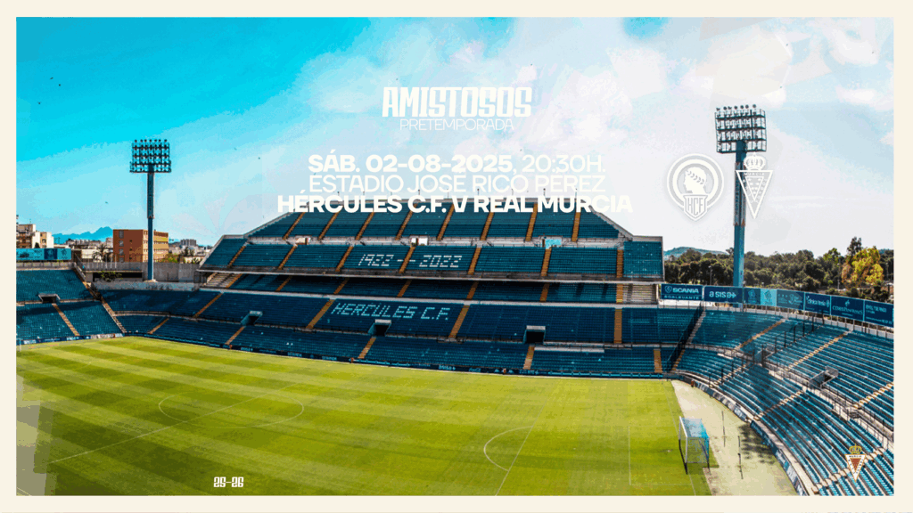 El Real Murcia disputará el XXIX Trofeo Ciudad de Alicante ante el Hércules C.F.