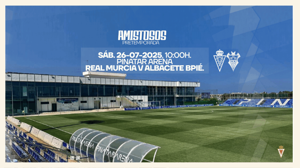 El Real Murcia se medirá al Albacete Balompié en Pinatar Arena