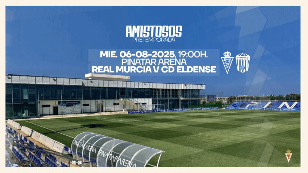 El Real Murcia disputará ante el C.D. Eldense un nuevo amistoso de pretemporada