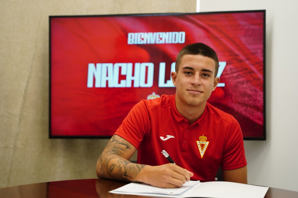 Nacho López, un central de gran nivel para reforzar la zaga del Juvenil DH Real Murcia