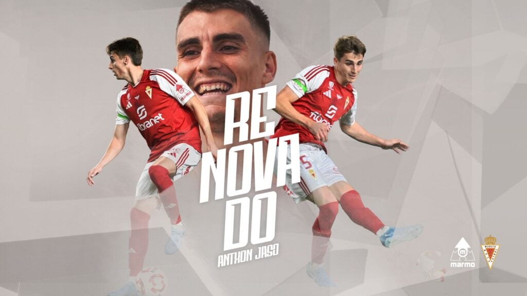 Antxón Jaso renueva su contrato y formará parte Del Real Murcia 2025-2026