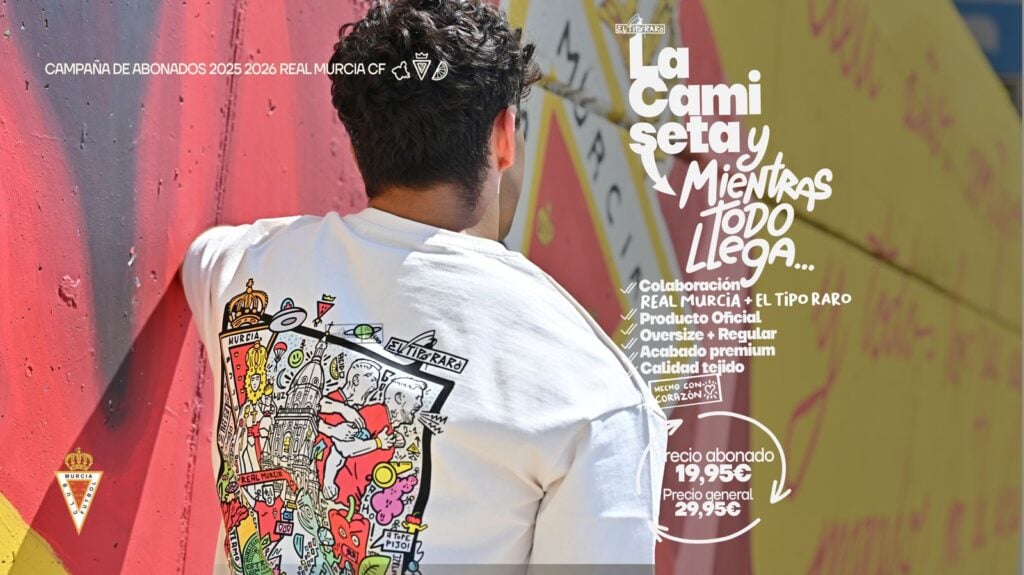 Hazte con la camiseta más murciana en Tienda física y online