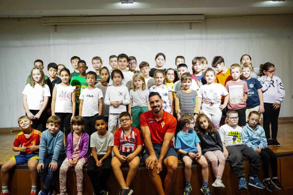 Gianfranco Gazzaniga visita el Colegio Villa de Ulea en una nueva jornada de