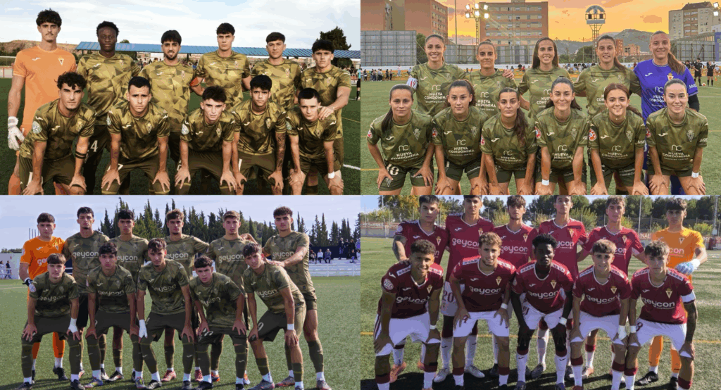 Fin de semana perfecto para los principales equipos de la Cantera Grana y el Real Murcia Femenino