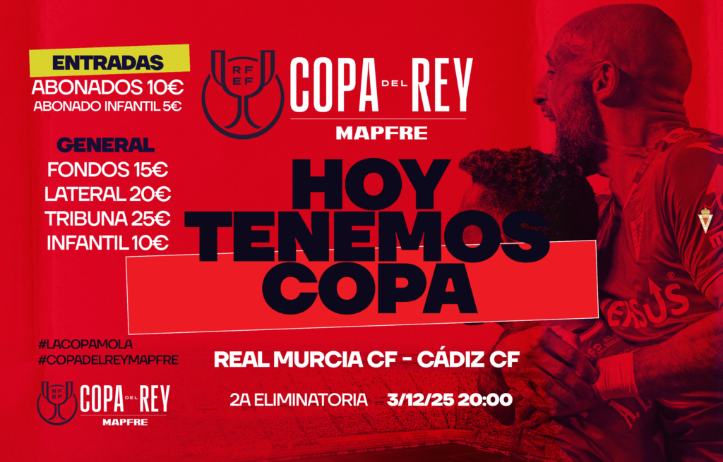 ¡Hoy tenemos Copa en el Enrique Roca de Murcia! Hazte con tus entradas
