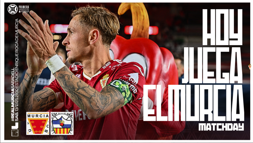 Hoy juega el Murcia: Real Murcia – C.E. Sabadell