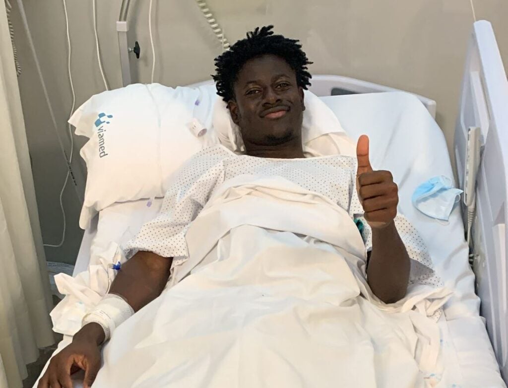 Bilal Ayertey, operado con éxito de su lesión de rodilla en el ligamento cruzado