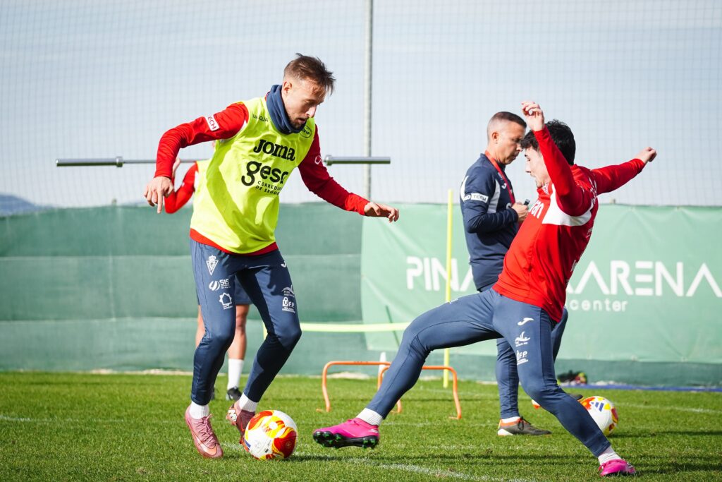 El Real Murcia ya prepara el duelo ante el Algeciras en Pinatar Arena