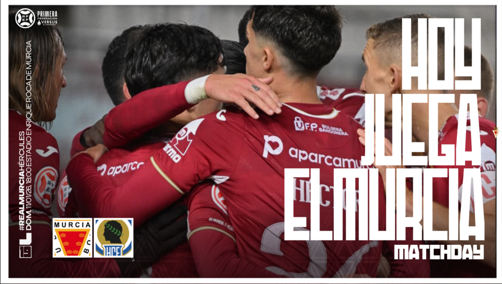 Hoy juega el Murcia ante el Hércules en el Enrique Roca de Murcia