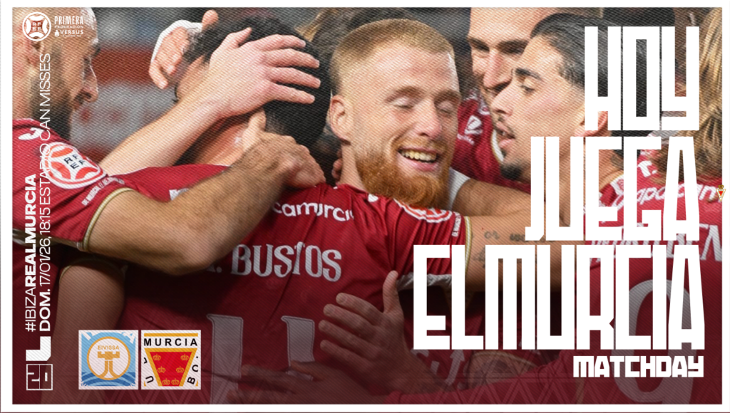 Hoy juega el Real Murcia en Can Misses frente al U.D. Ibiza