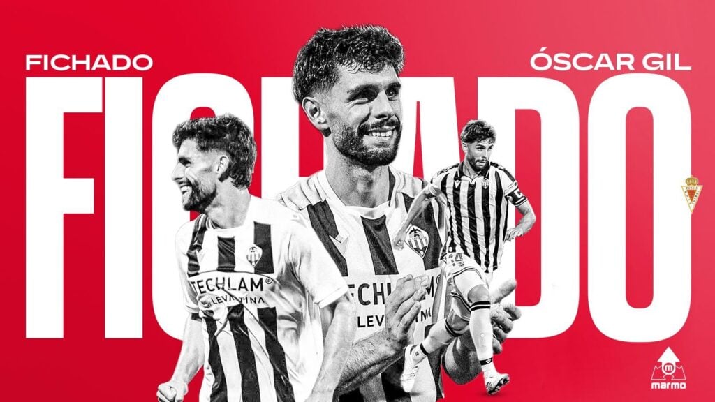 Óscar Gil, liderazgo y experiencia para la zaga del Real Murcia C.F.