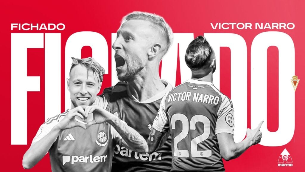 Víctor Narro, verticalidad y uno contra uno para la banda del Real Murcia C.F.