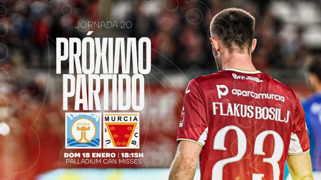 El Real Murcia visitará a la U.D. Ibiza este domingo en el Palladium Can Misses