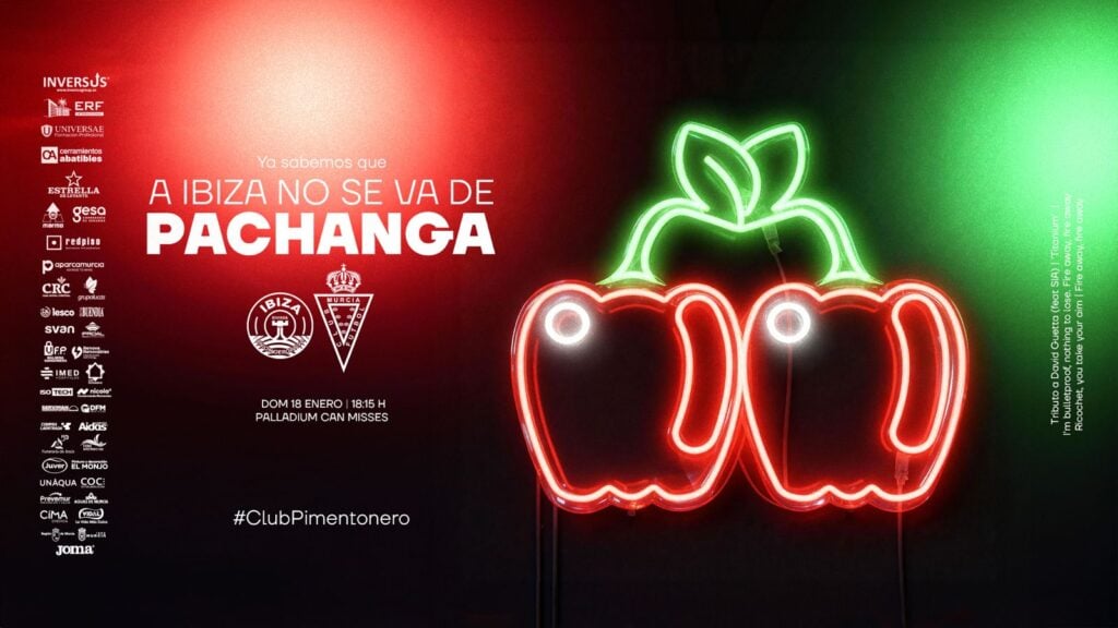 “A Ibiza no se va de pachanga” El cartel del #IbizaRealMurcia se inspira en la música electrónica
