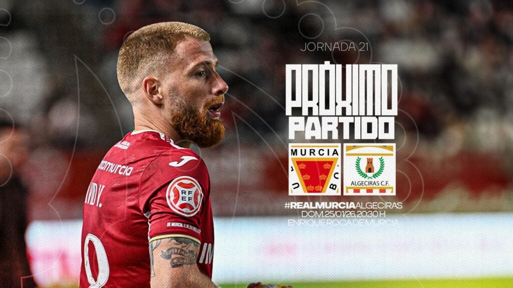 ¡Próximo partido! Hazte con tus entradas para el Real Murcia – Algeciras C. F.