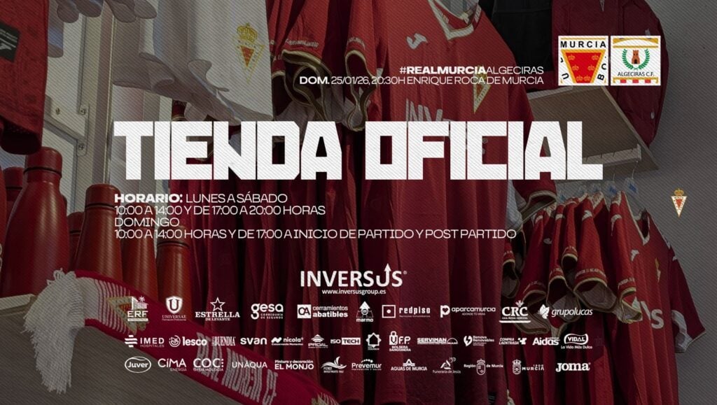 Horario de la Tienda Oficial este fin de semana de partido ante el Algeciras