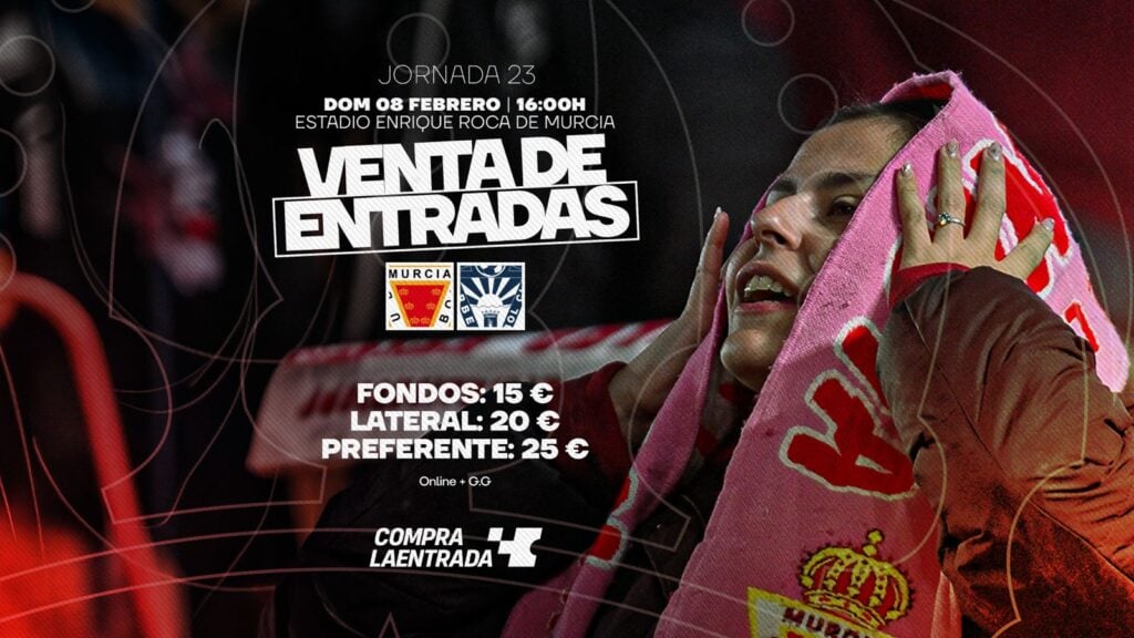 Ya a la venta las entradas para el Real Murcia – Marbella F.C. | ¡Próximo partido en casa!