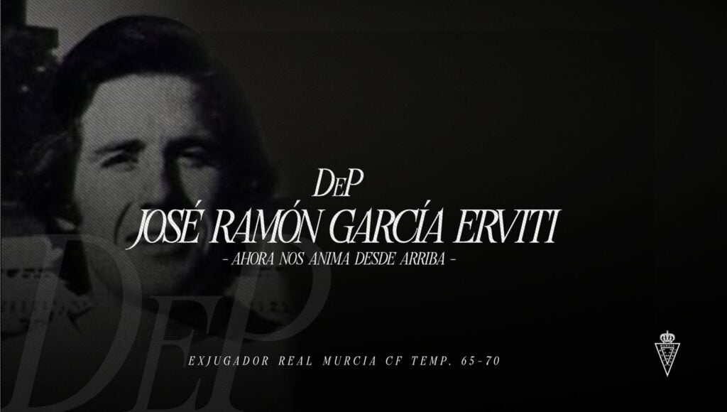 Fallece José Ramón Erviti, ex jugador del Real Murcia durante la década de los 60