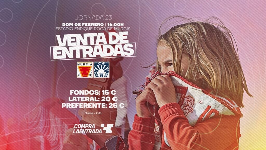 ¡Este domingo jugamos en casa! Hazte con tu entrada para el Real Murcia – Marbella F.C.