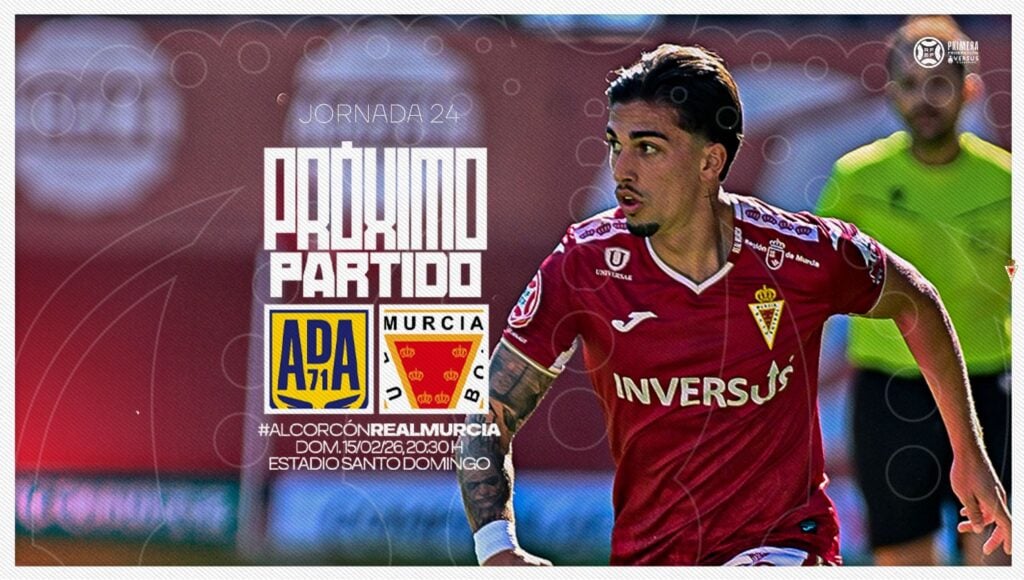Próximo partido: AD Alcorcón – Real Murcia