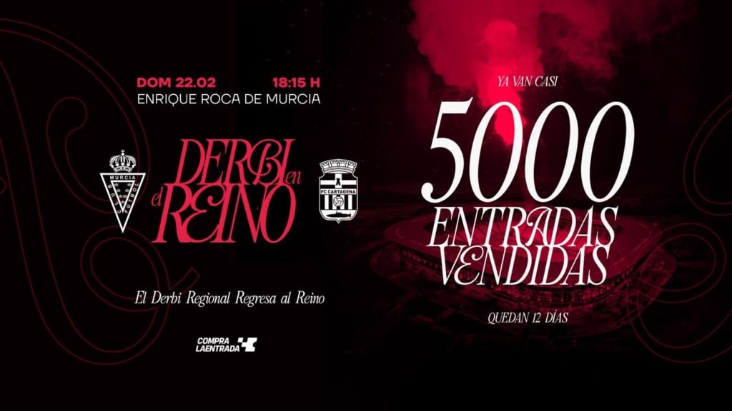 El Derbi del Reino roza las 5.000 entradas vendidas a falta de 12 días