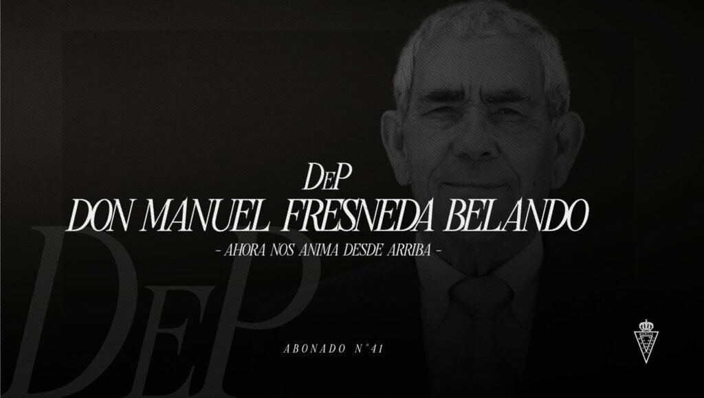 Fallece Manuel Fresneda Belando, abonado número 41 del Real Murcia CF