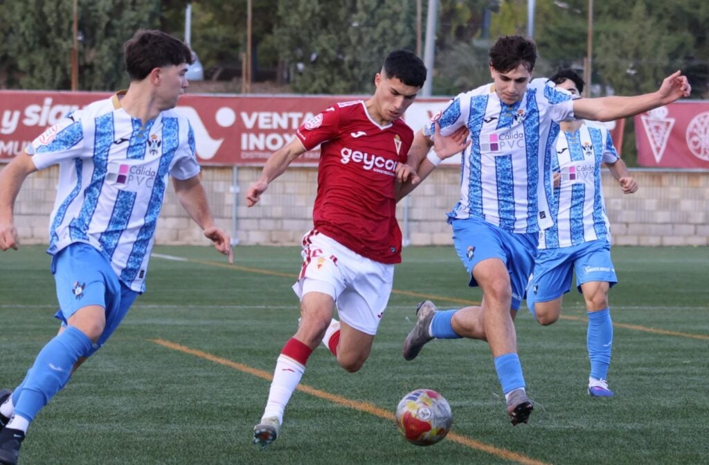 El Juvenil DH Real Murcia no consigue puntuar en casa ante el Talavera (1-2)