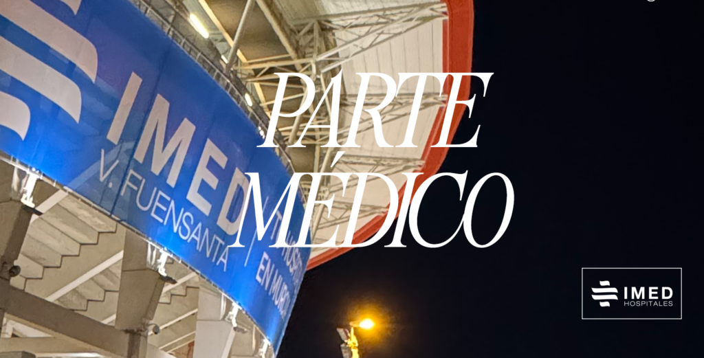 Parte médico: Joel Jorquera e Isi Gómez ofrecido por IMED Hospitales