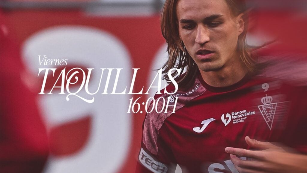 Horarios de taquillas y promo especial para el viernes: Real Murcia – Atlético Sanluqueño